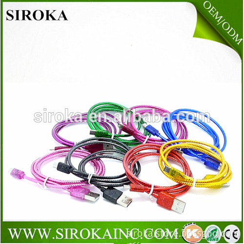 2015 hottest Fashion Shinning Perfume USB Cable Perfume Light Cable 8pin Lighting USB chargering Cable for iPhone